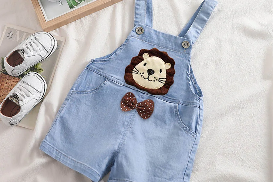 Kids Summer Denim Overalls