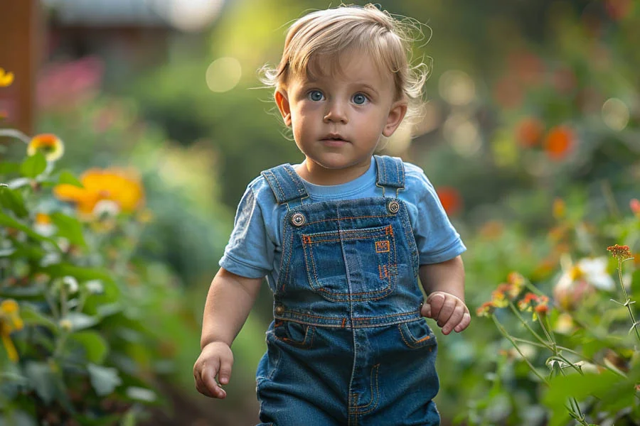 Kids Summer Denim Overalls